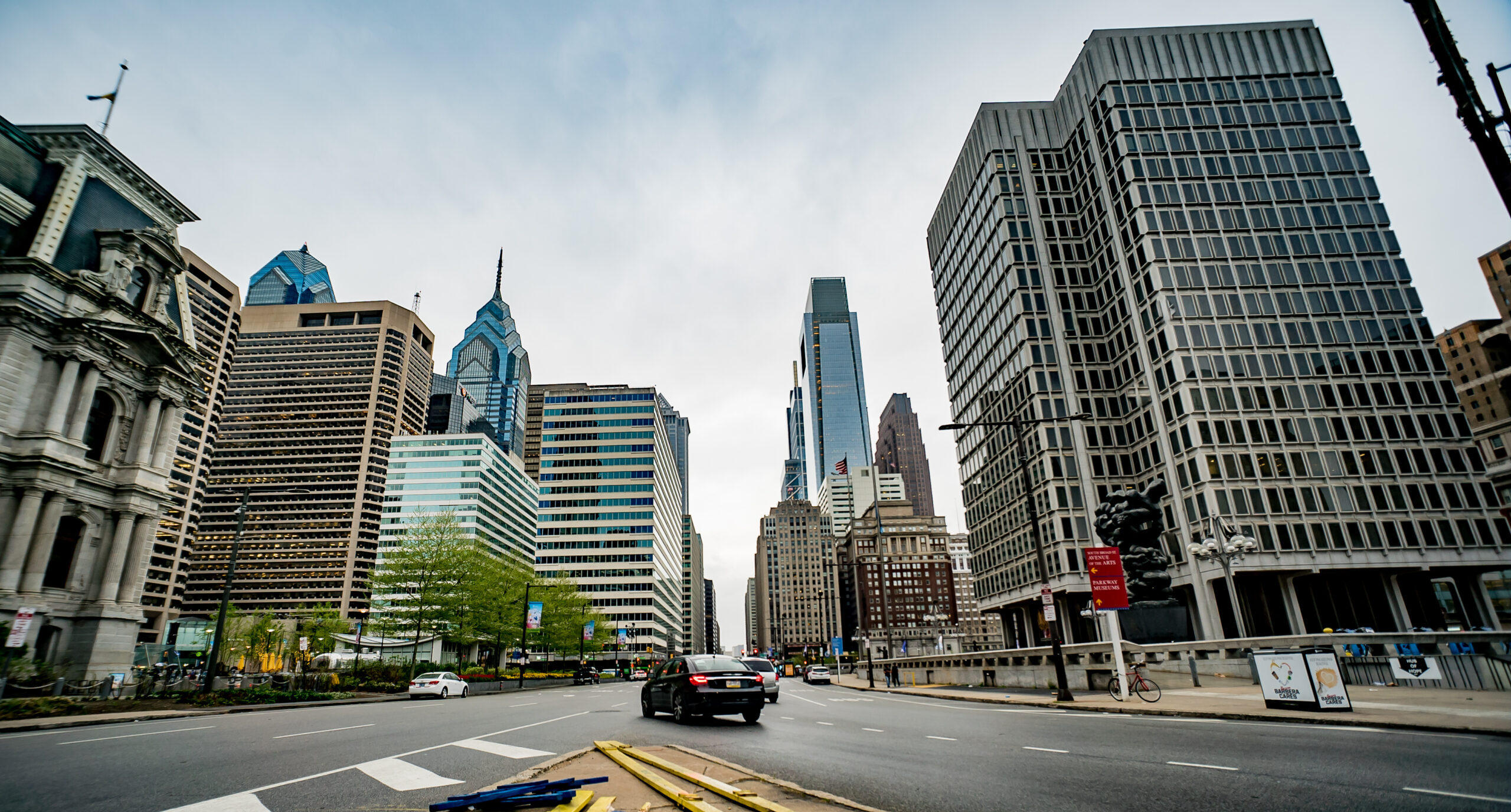 Philadelphia City Hall and Municipal Building Skyline