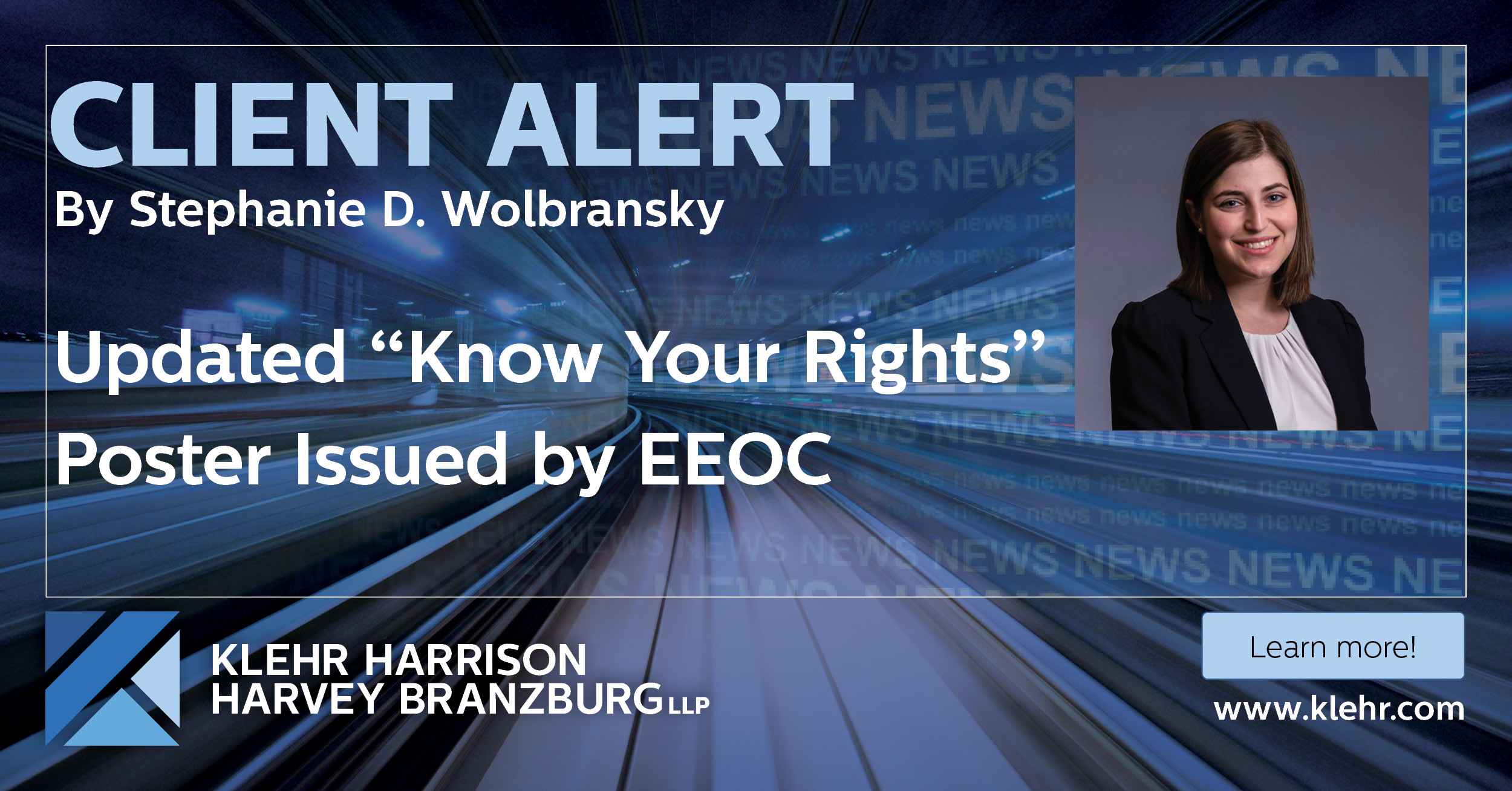 Updated “Know Your Rights” Poster Issued by EEOC Klehr Harrison