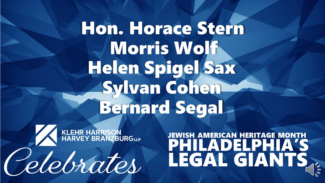 Jewish American Heritage Month: Honoring the Legal Giants of